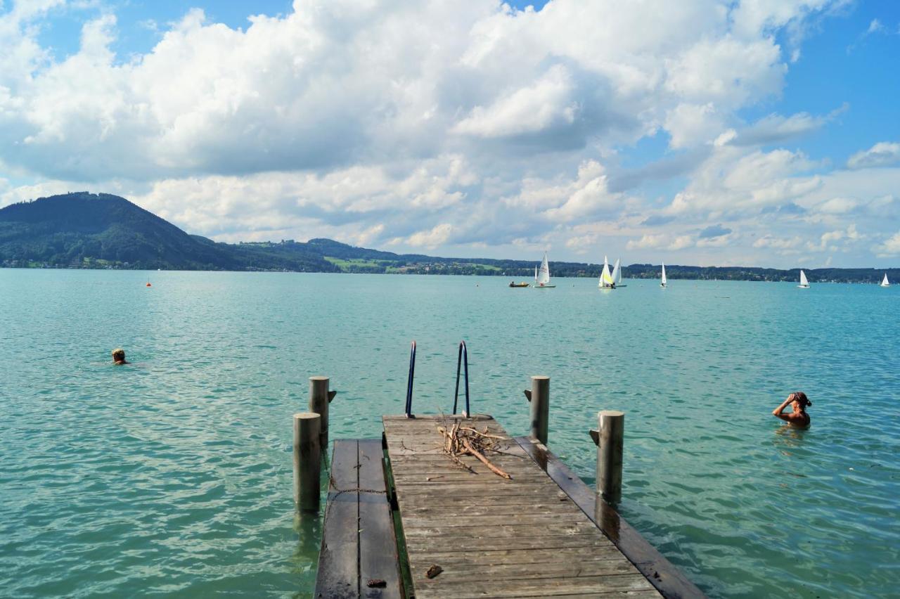 Seegasthof Zur Landeroith Weyregg Exteriör bild